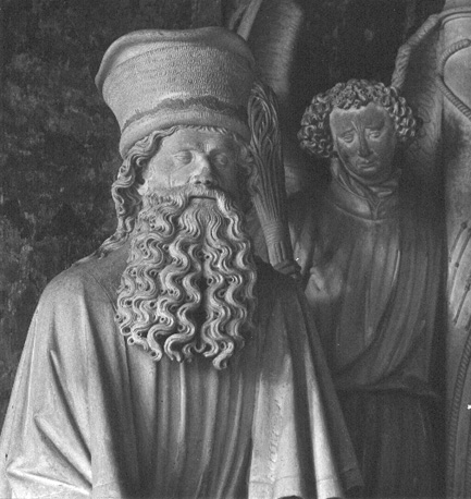 Christus' graflegging, detail: Nikodemus