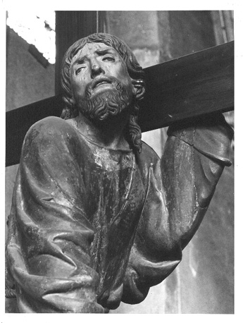 Christus draagt zijn kruis (detail)