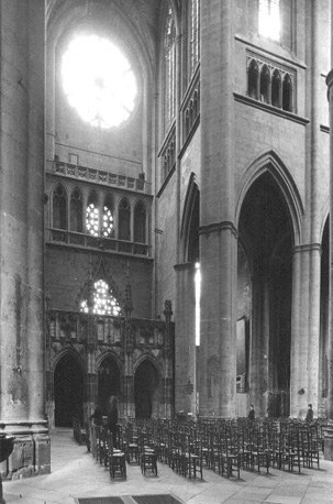 Zuidtransept met oksaal