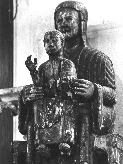 Zittende Maria met Christuskind op haar schoot: 'Sedes Sapientiae'