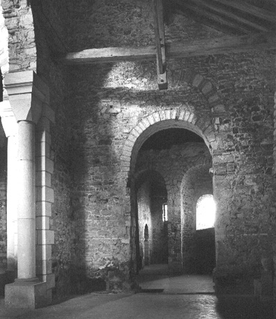 Zuidelijk transept met zicht op het oosten