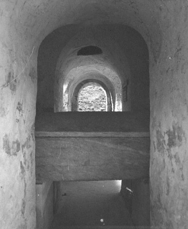 Crypt: sarcofaag vanuit het noorden