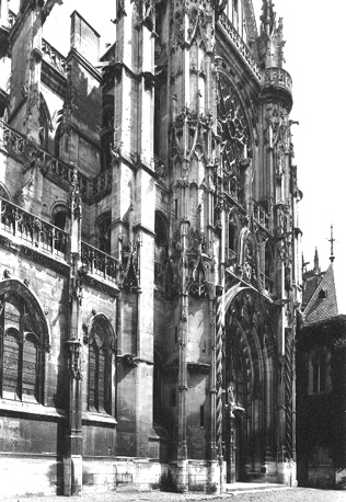 Zuidelijk transept, facade: detail