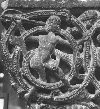 Kapiteel:  Jacht van de Sirenen en Centauer (detail)