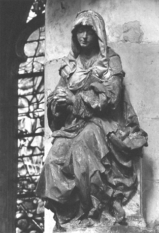 Beeld: zittende Maria