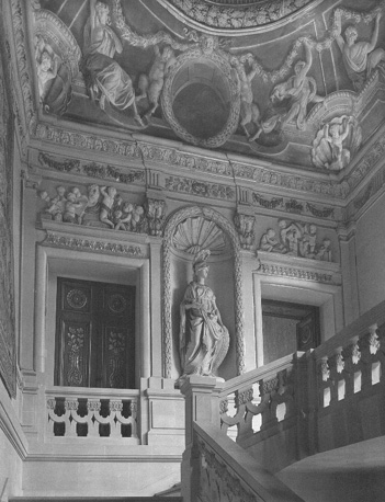 Interieur, detail (Escalier de la Reine / Escalier de Marbre ?)