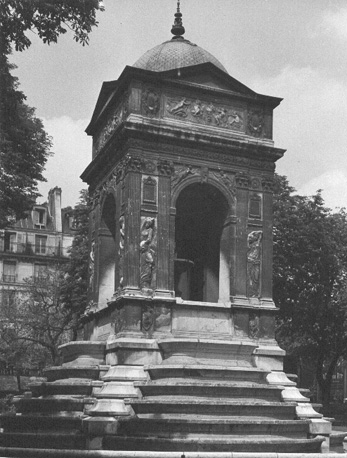 Zicht op de Fontaine des Innocents