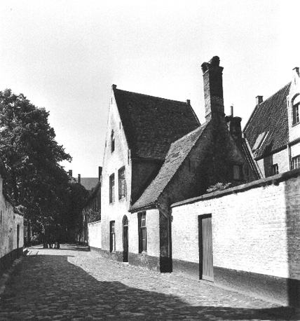 Straat in het begijnhof
