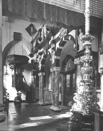 Interieur: oksaal