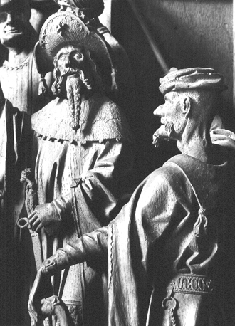 Retabel van Sint Joris: detail