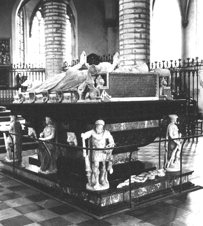 Grafmonument van Jan III van Merode en zijn echtgenote Anna van Gistel