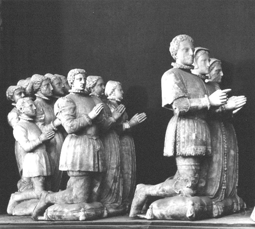 Epitaaf van Filip de Lalaing en Anna van Rennenburg (detail)