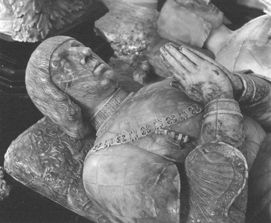 Graf van Antoon de Lalaing en zijn vrouw Elizabeth van Kuilenburg (detail)
