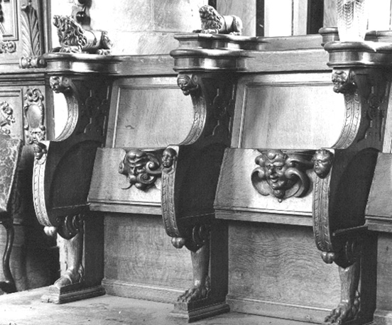 Koorgestoelte (detail)