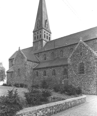 Noordzijde van kerk