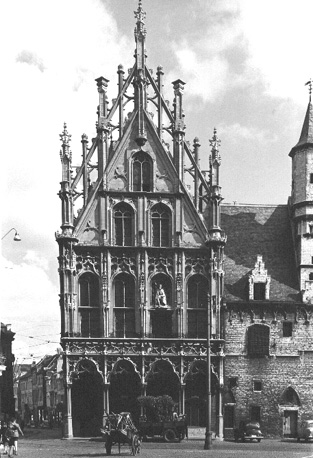 Facade van stadhuis