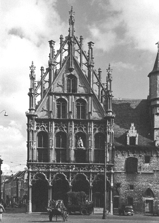 Facade van stadhuis