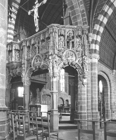 Oksaal, vanuit het zuidwesten, met scènes uit de Passie van Christus (detail)