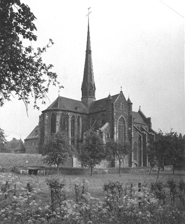 Abdijkerk vanuit het noordoosten