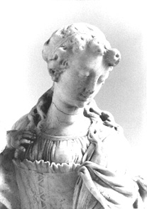 Maria met het Christuskind, detail