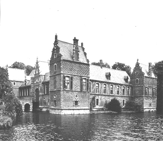 Zicht op kasteel
