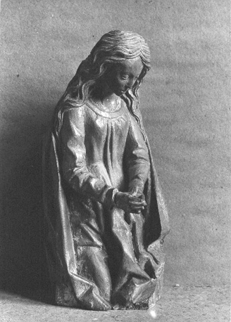 Knielende Maria (fragment van een Geboorte of een Aanbidding der herders)