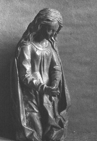 Knielende Maria (fragment van een Geboorte of een Aanbidding der herders)