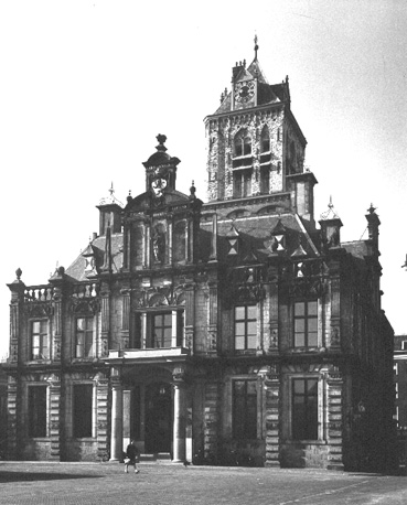 Facade van stadhuis