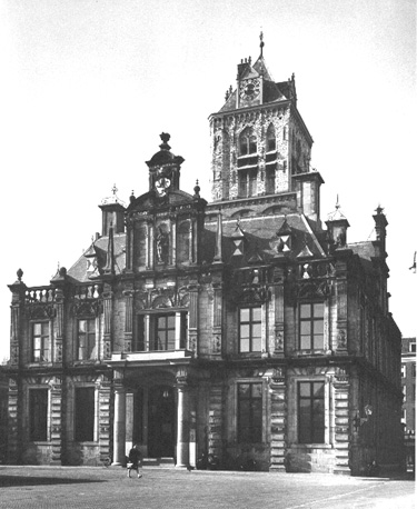 Facade van stadhuis