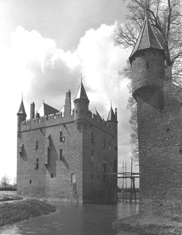 Zicht op kasteel