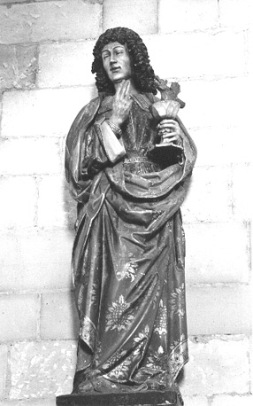 Beeld van sint Johannes de Evangelist