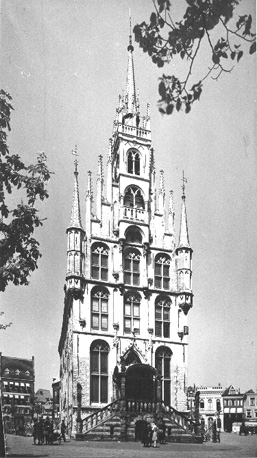 Facade van stadhuis