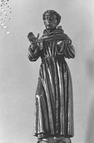Sint Franciscus zijn stigmata tonend