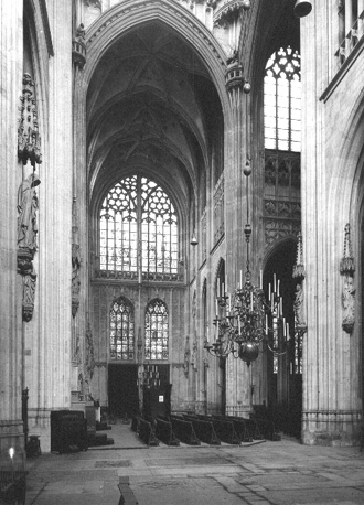 Zuider transept vanuit het noorden