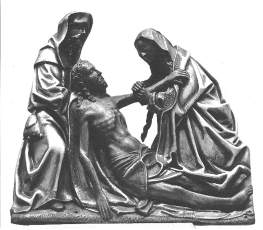 Passieretabel, detail: de bewening van de dode Christus