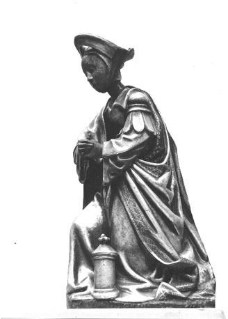 Passieretabel, detail: de bewening van de dode Christus: Maria Magdalena