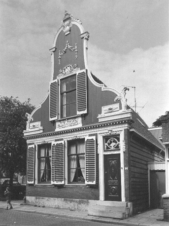 Facade van een woonhuis