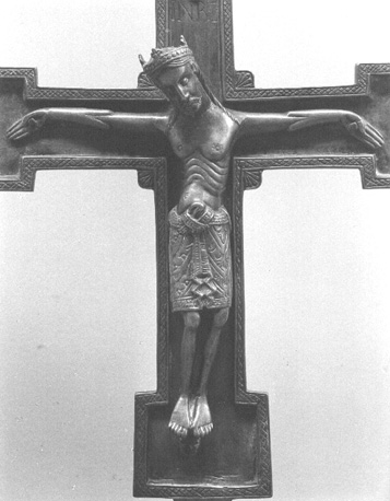 Crucifix: Christus aan het kruis, kroon op zijn hoofd