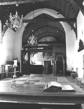 Koor met zicht op middenschip, vanuit het oosten