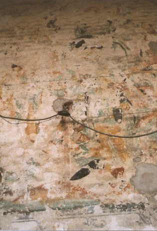Noordelijke torenwand, muurschilderingen: Laatste Oordeel, detail