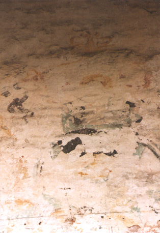 Noordelijke torenwand, muurschilderingen: Laatste Oordeel (detail)