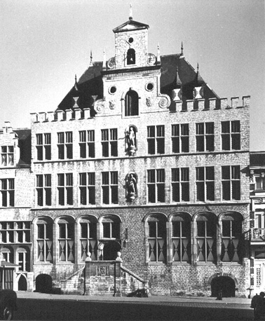 Facade van stadhuis