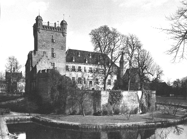 Zicht op kasteel