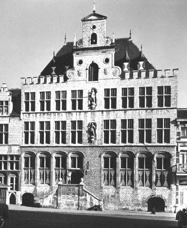 Facade van stadhuis
