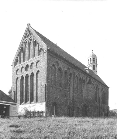 Kapel van voormalig Benedictijns klooster vanuit het noordoosten