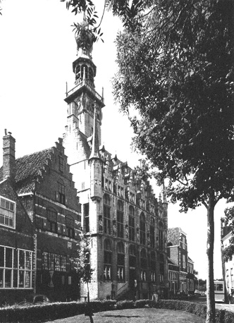 Facade van stadhuis