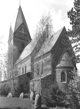 Kerk vanuit het zuidoosten gezien