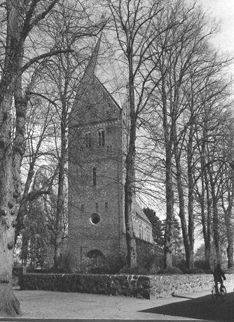 Kerktoren vanuit het westen