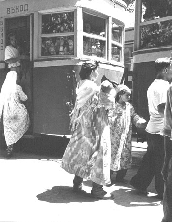 Tram in Samarkand