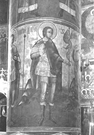 Aartsengel-kathedraal, interieur: muurschilderingen